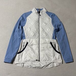 Peter Millar Madeline Hybrid Jacket Women’s Medium Zip Up Quilted Accent Pockets